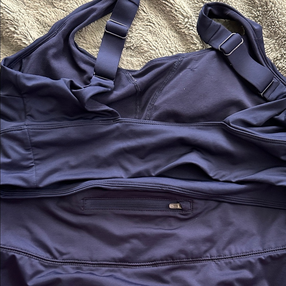 Nike Women's Deep Blue One-Piece Swimsuit - Picture 4 of 4